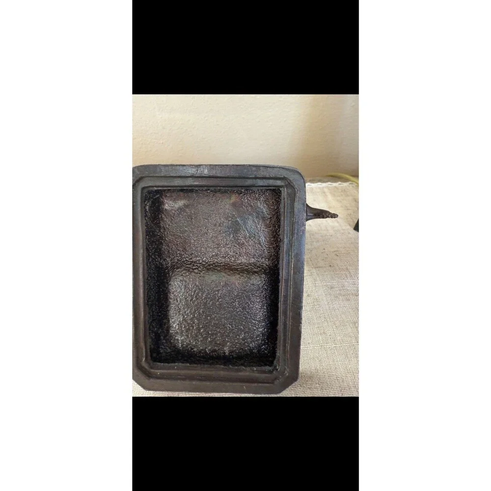 Vtg Bronze Cast Cowboy Boot & Spur Ashtray/ Trinket Holder 1940’s